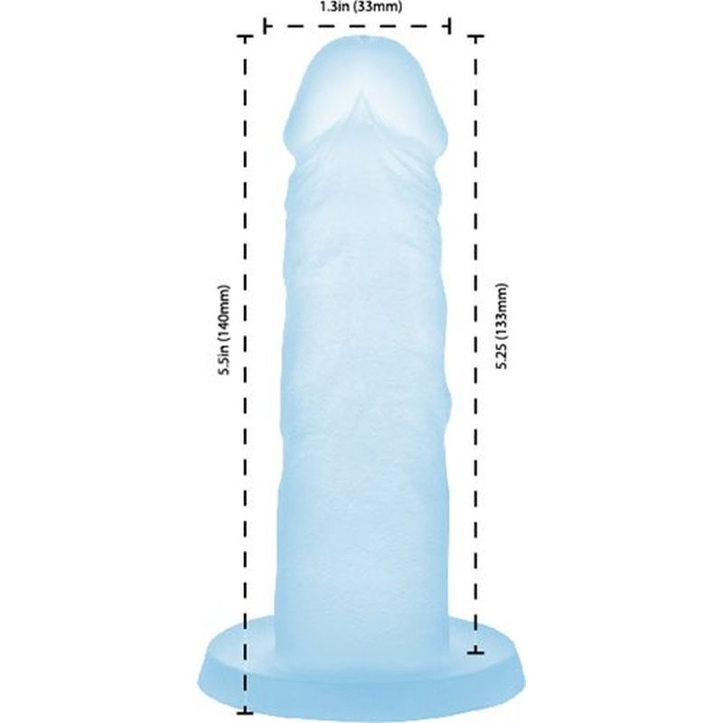 Addiction Cocktails Dildo Blue Lagoon 5.5In
