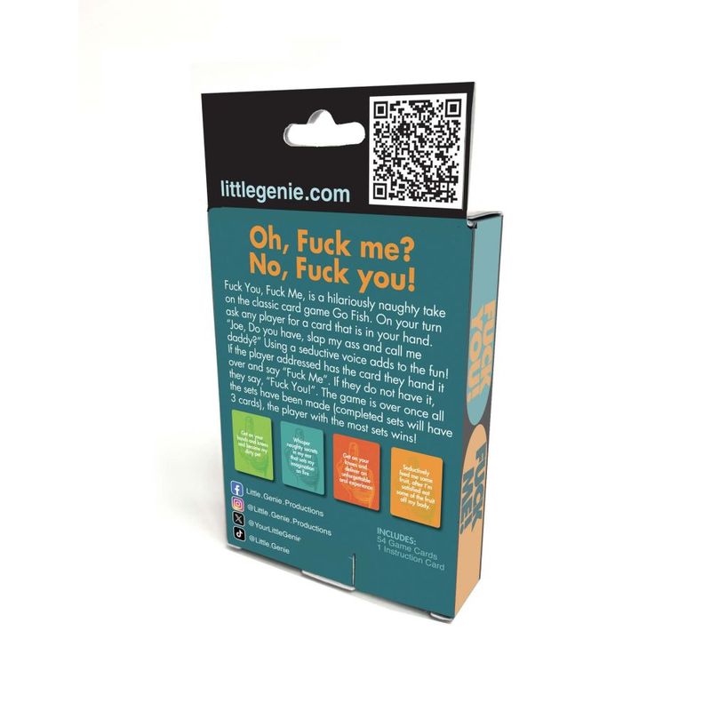 Genie Fuck You Me Card Game