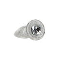 Pillow Talk Fancy Luxurious Glass Anal Plug W Clear Gem