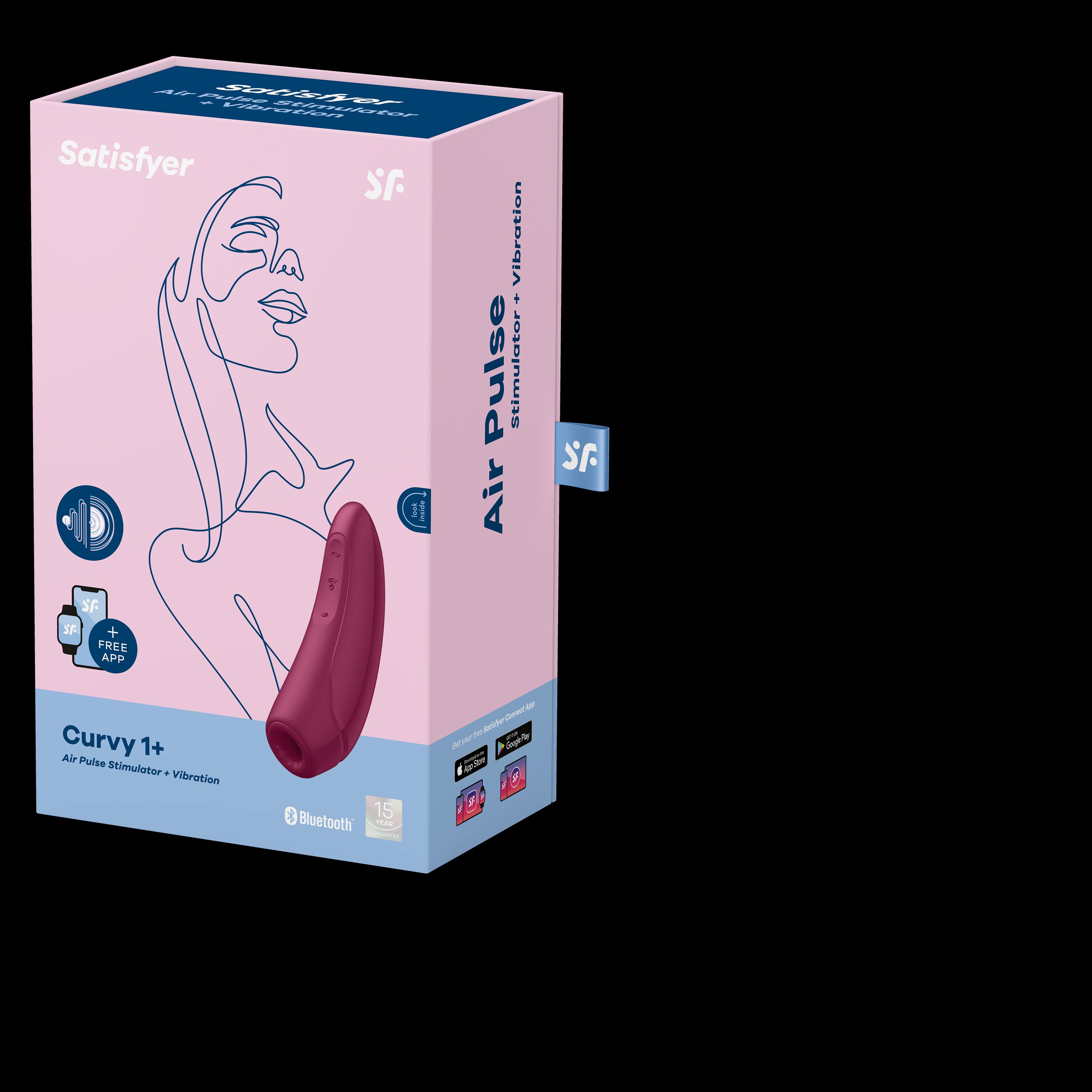 Satisfyer Curvy1+ Rose Red
