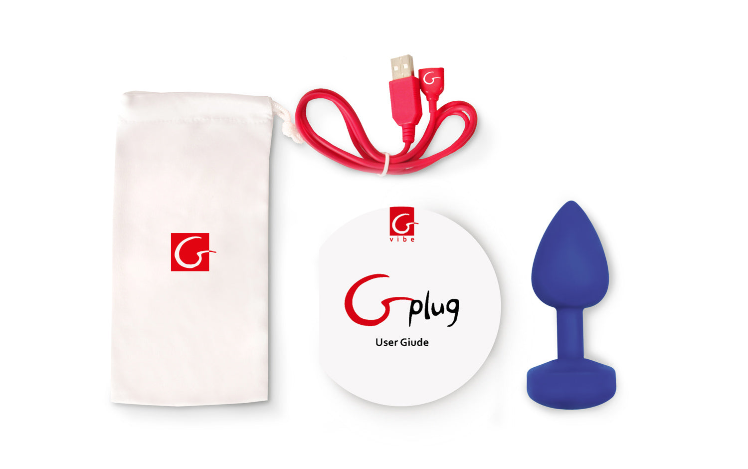 Gvibe Gplug Large Navy Blue