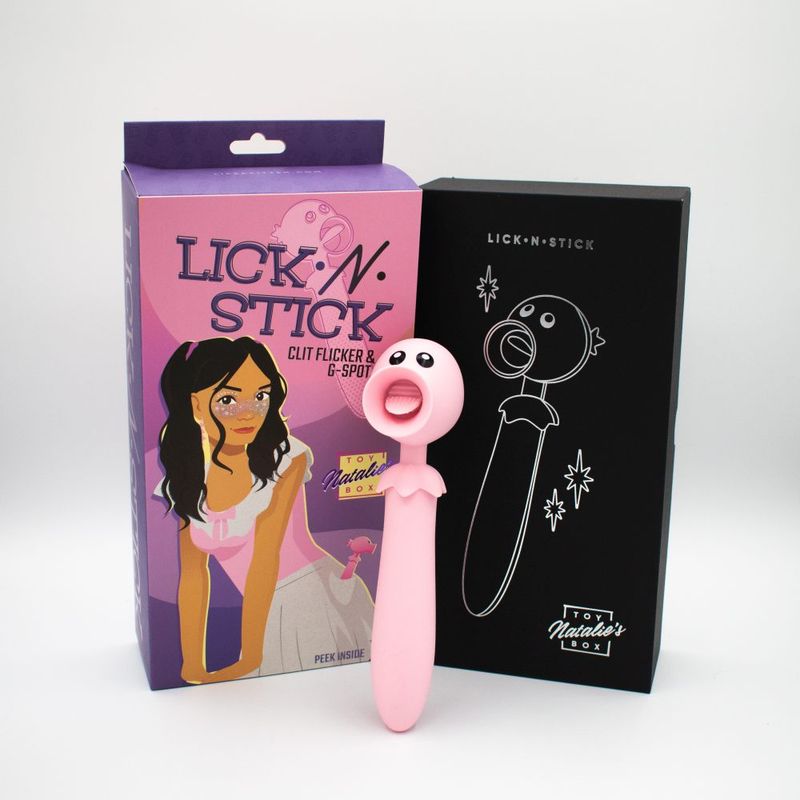 Lifestyles Lick N' Stick Clit Flicker G Spot Vibrator