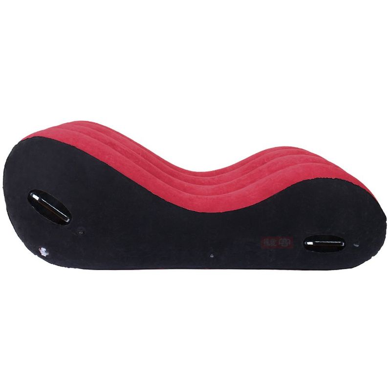 Daytona Large 1.5M Inflatable Suede Love Lounge With Handrail