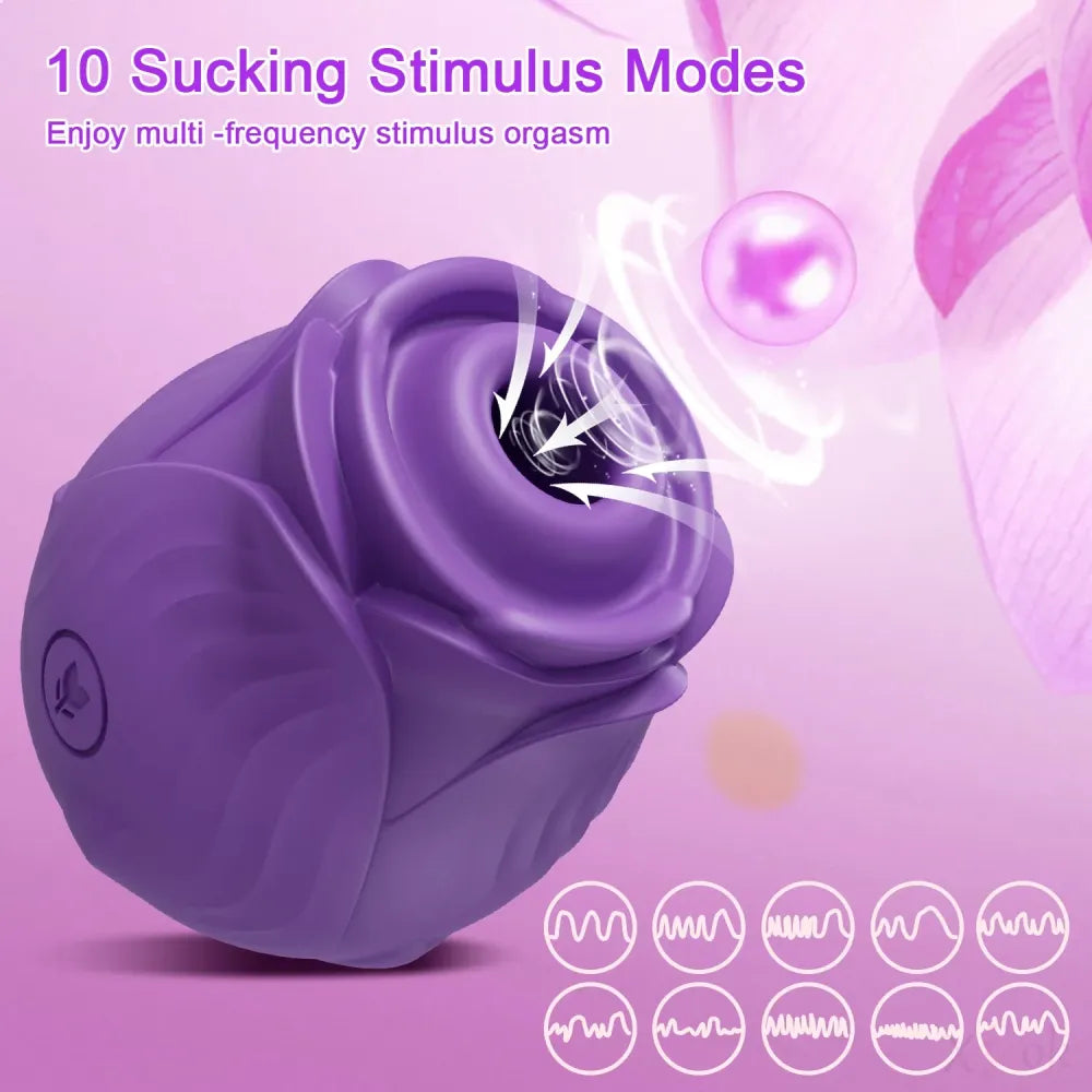 Clit Sucker Vibrator for Women Nipple Clit Stimulation Toy 18 - Gm42 Black