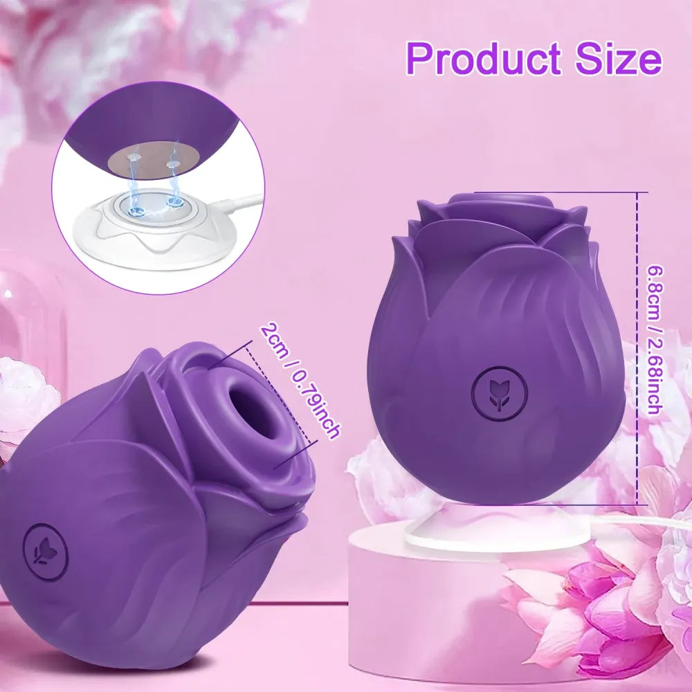 Clit Sucker Vibrator for Women Nipple Clit Stimulation Toy 18 - Gm42 Purple