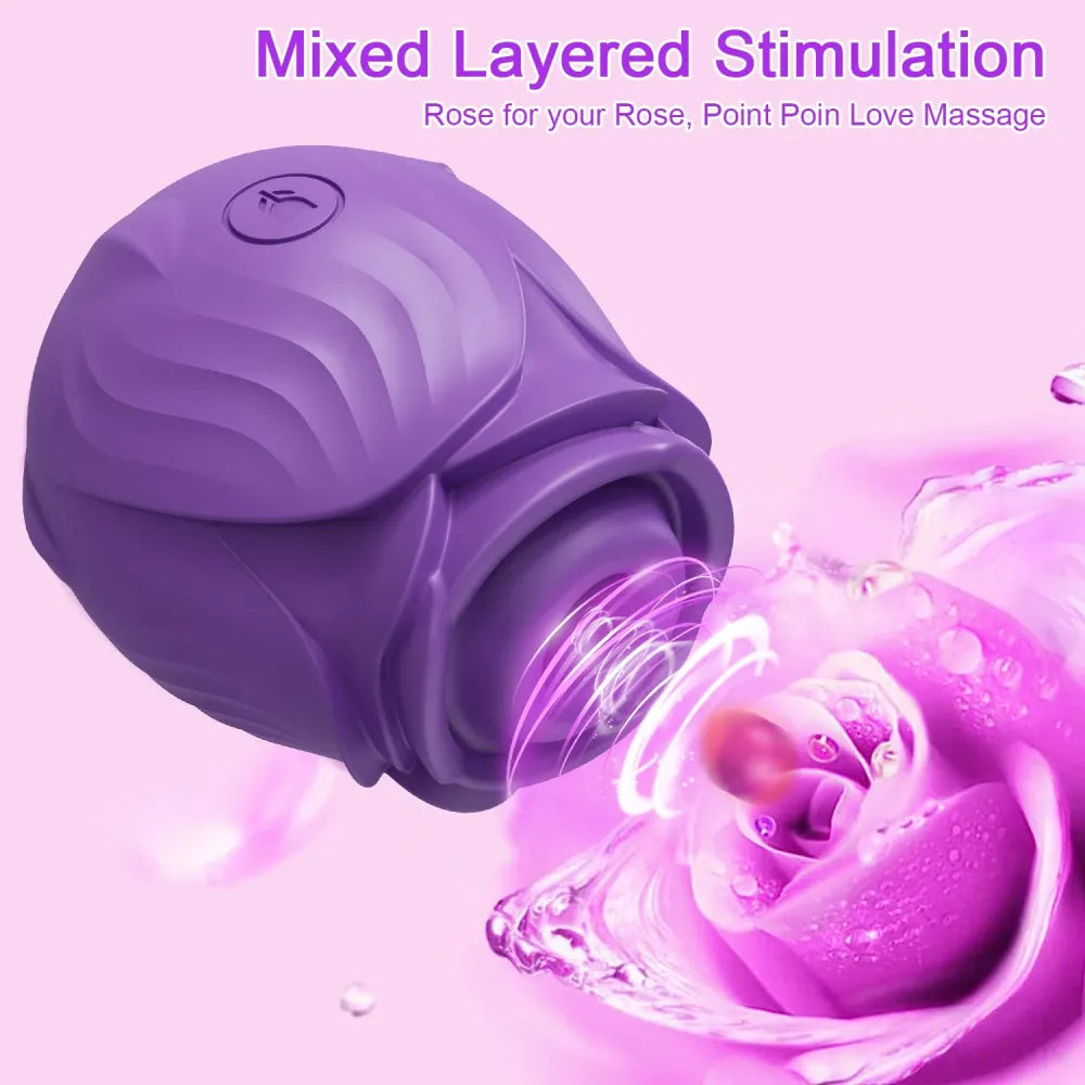 Clit Sucker Vibrator for Women Nipple Clit Stimulation Toy 18 - Gm31 Purple