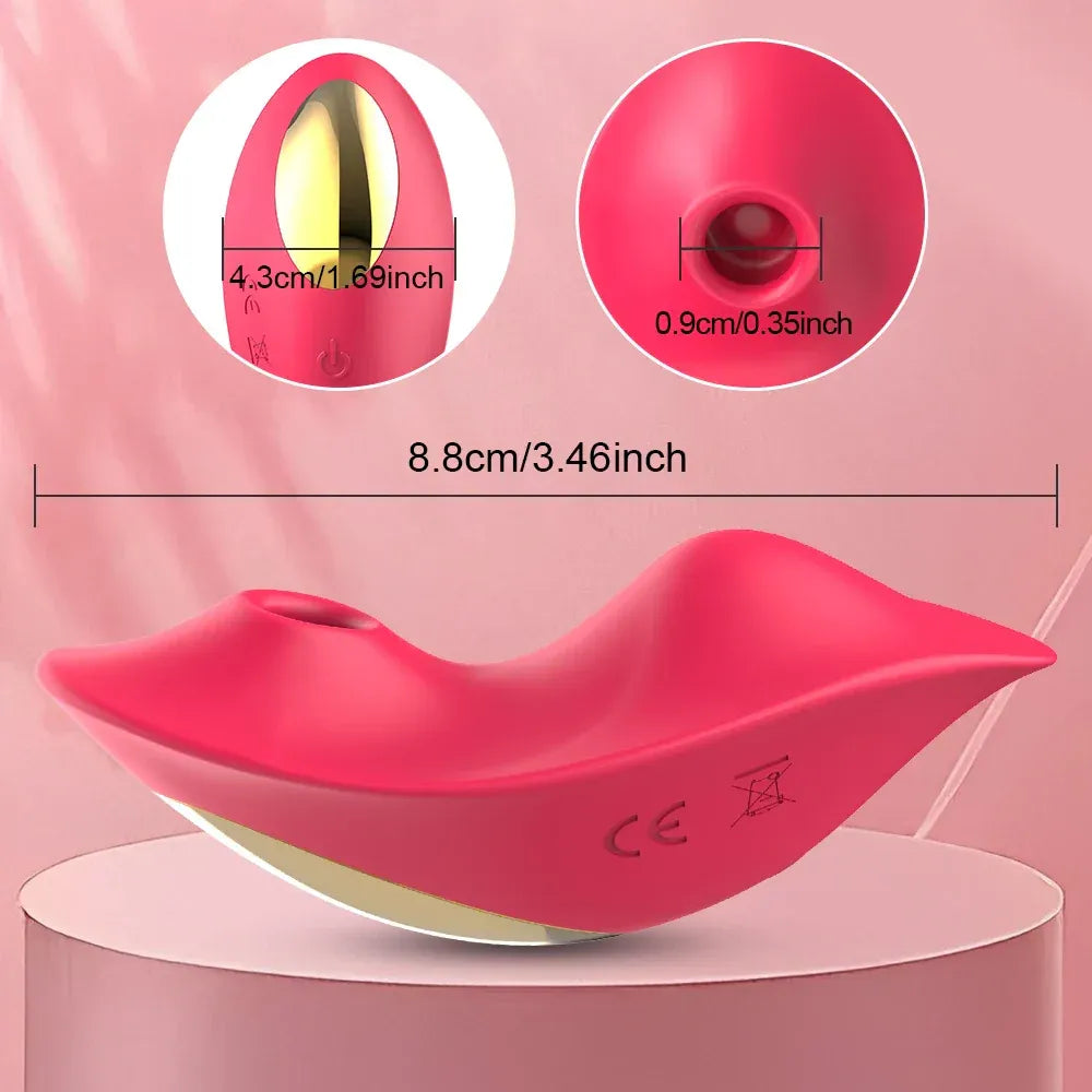 App Controlled Clit Stimulator Panties Vibrating for Women - Red