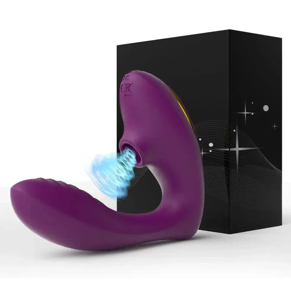 Vibrating Clit Sucker for Women G Spot Stimulator Female Masturbator - Red